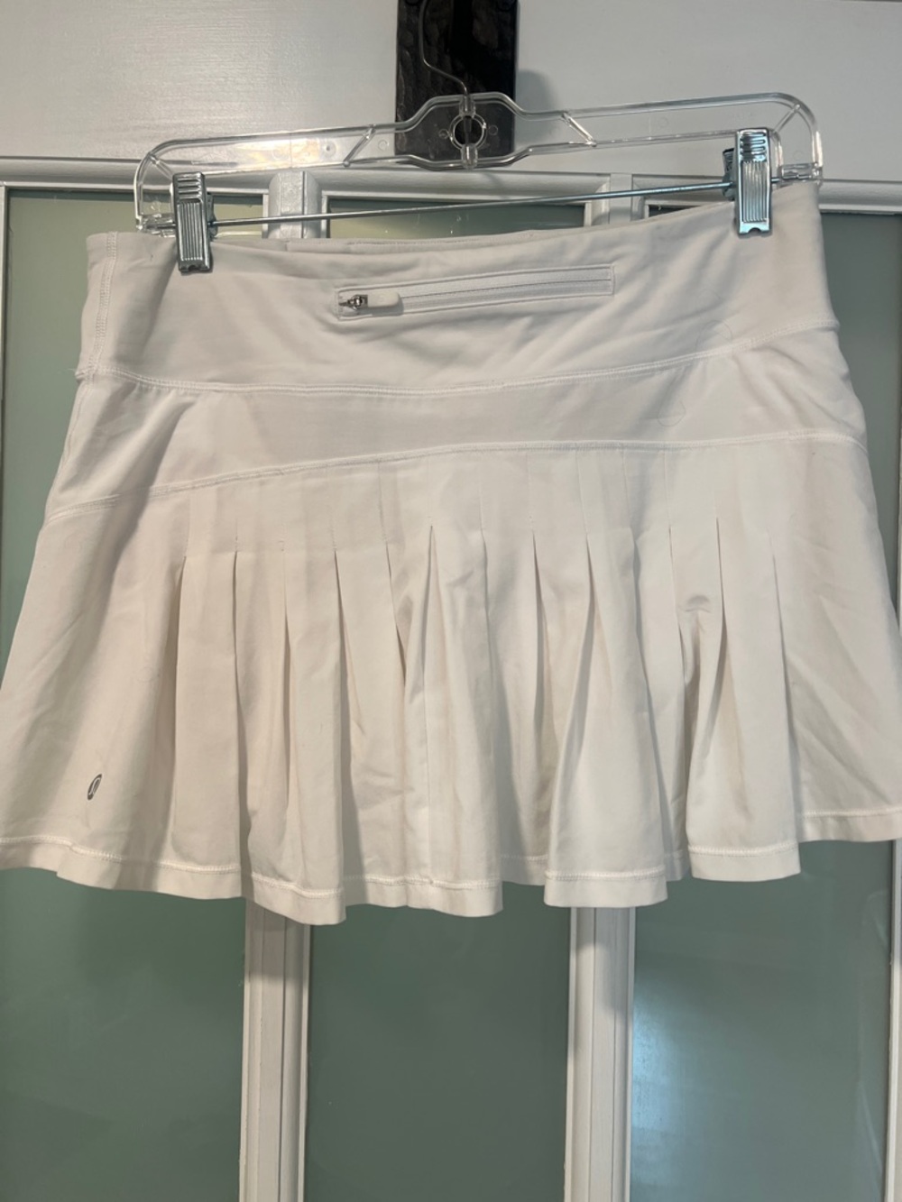 lululemon athletica White Pleated Athletic Skort